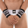 Barcode Berlin Lot de 2 Bandeaux de poignets Top Noirs